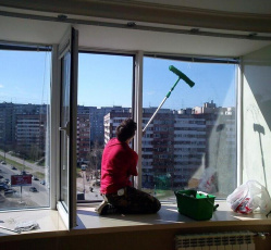 Мытье окон в однокомнатной квартире Батайск